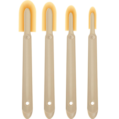 Conjunto de 4 ferramentas para calafetagem de borracha e silicone.