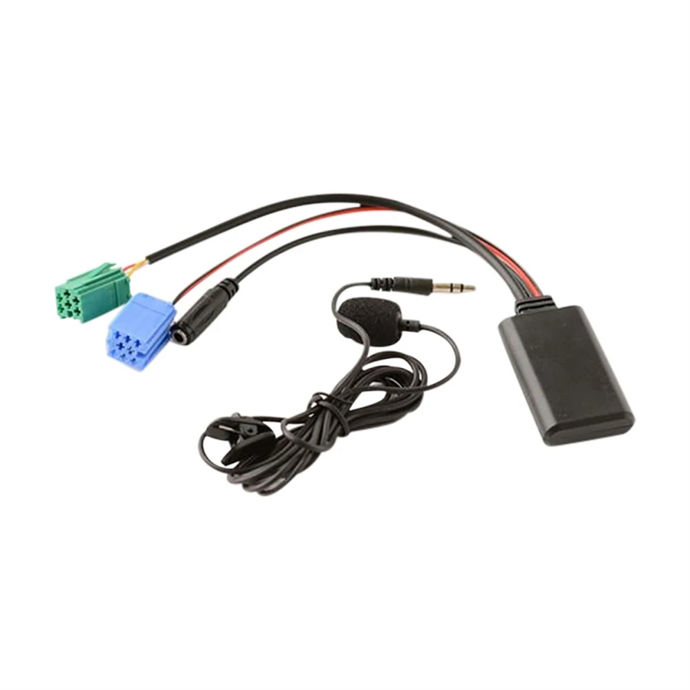 Car Bluetooth 5.0 Music Receiver Aux Wired Mic For Cd Player 4712683705382