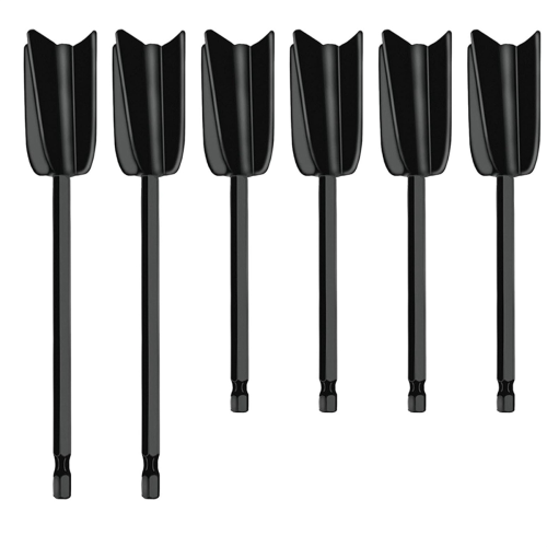 6Pcs Drill Mixer Attachment, Mixer Paddles for Mixing Paint Stirrer