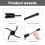 6Pcs Drill Mixer Attachment, Mixer Paddles for Mixing Paint Stirrer 7