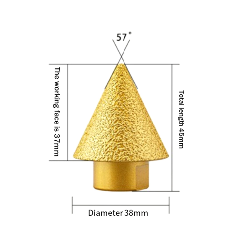 M14 Diamond Chamfer Bits Milling Tile Cutter Marble Concrete Hole Saw 1