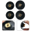 For Angle Grinder M10 Abrasive Self-Adhesive Grinding Backing Pad 4In 5
