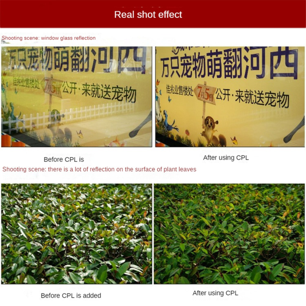 Filter Enhancing Photo Lens Removable Works For Camera 4712683785636