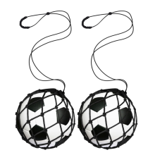 2 stuks voetbalkicktrainer voetbalnet, zwart