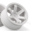 Conjunto de 4 cubos de roda para carro de drift on-road 1/10, 1,9 polegadas, branco. 6