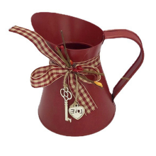 Flower Vase Bucket for Centerpiecess Country Pitcher Planter Jug-B