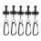 5PCS Magnetic Carabiner Keychain Camping Snap Clip 1