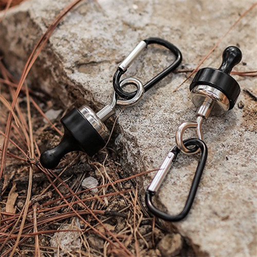5PCS Magnetic Carabiner Keychain Camping Snap Clip 2