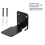 Stainless Steel Bookshelf Heavy-duty Stylish Floating Bookshelf Set,A 5