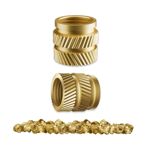 Insertos roscados termofixáveis, insertos termofixáveis para impressão 3D, pacote com 100 peças.