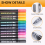 Shimmer Markers Doodle Outline Dazzles: 12 Colors Glitter Pens Set 6