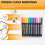 Shimmer Markers Doodle Outline Dazzles: 12 Colors Glitter Pens Set 4