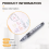 Shimmer Markers Doodle Outline Dazzles: 12 Colors Glitter Pens Set 7