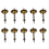 10 Pcs Gas Boiler Water Linkage Valve Thimble 12mm Length 2