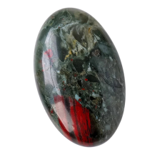 Pedra de Sangue Vermelho Natural Africana para Compressas Quentes, Cristal de Cura