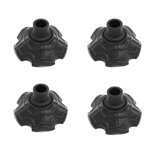 Conjunto de 4 protetores antiderrapantes para pés de cadeiras e bancos de camping de 15 mm