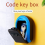 Key Safe Box Weatherproof 4 Digit Combination, Black & Blue 2