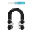 1 Pack Archery Compound Bow D Loop p with Screwdrivers, Black 1