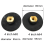 For Angle Grinder M10 Abrasive Self-Adhesive Grinding Backing Pad 3In 4