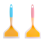 2PCS Wide Silicone Spatulas, Heat Silicone Spatula Set 1