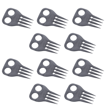10PCS Horse Braiding Comb for Outdoor Riding Tool