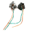 2 supports de lampe halogène pour phares antibrouillard K7 H1 1