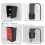 Suitable for Ethernet Adapter Satellite Bracket Black 4