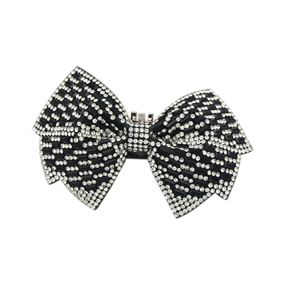 2Pcs Women Sparkle Bow Detachable Shoe Clips Removable Shoe Buckles C