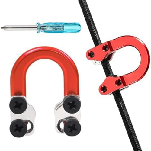 1 Pack Archery Compound Bow D Loop p with Screwdrivers,Red 1
