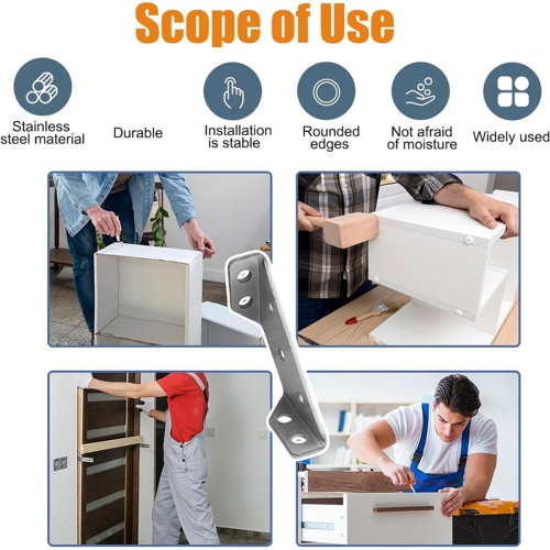 10PCS Universal Γωνιακός Συνδετήρας Επίπλων, Γωνιακός Συνδετήρας 1