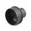 42 bis 75 mm T- oder Flachverbinder für Heizungsluftkanäle, Schwarz 2