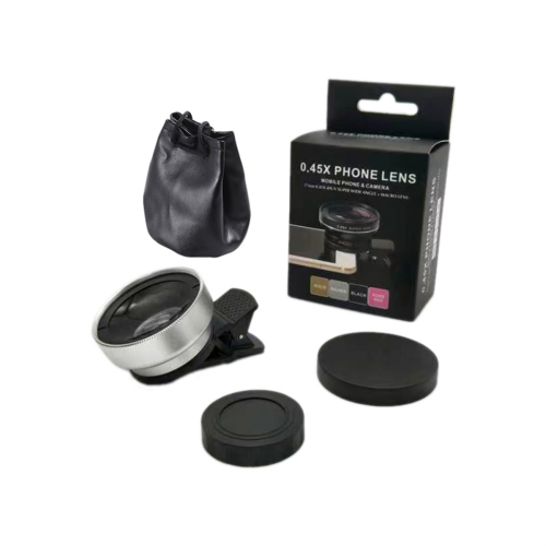 Phone Camera Lens 0.45X Ultra Wide Angle + 12.5X Macro Lens Silver 1