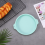 4Pcs Cake Pan Round Cake Layer Set Silicone Bakeware Mold,Blue,4Inch 5