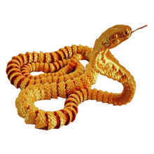 Cobra impressa em 3D, Cobra articulada impressa em 3D, D