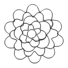 Ferramenta de arame para arranjos florais - Suporte para flores, reutilizável, preto, 15 cm (6 polegadas)