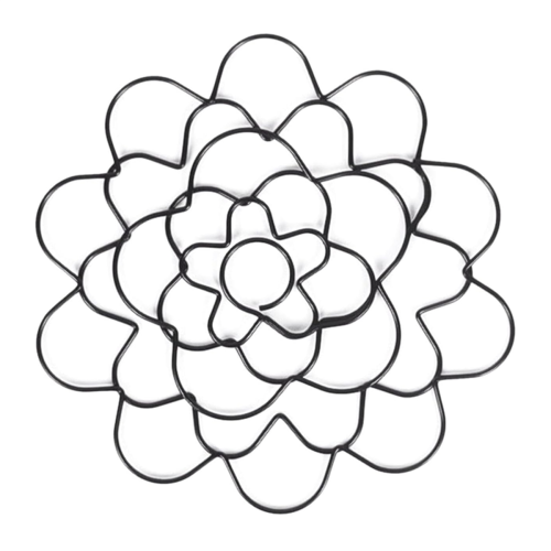 Ferramenta de arame para arranjos florais - Suporte para flores, reutilizável, preto, 15 cm (6 polegadas)
