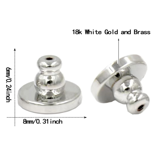 Earring Back Safety Earring Back for Replacement Ear Studs,A 2