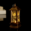 Eid Mubarak Lantern Ornaments Ramadan Lantern Nightlight Lighting,A 5