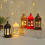 Eid Mubarak Lantern Ornaments Ramadan Lantern Nightlight Lighting,A 2