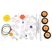 Kit de peças de reposição para modelo de experimento científico, conjunto de engrenagens para carro faça você mesmo