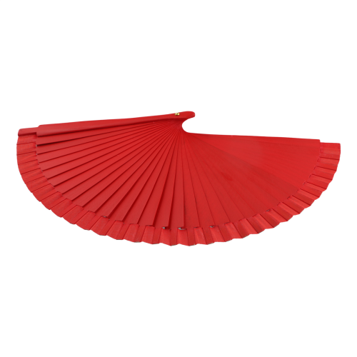 H-Plain Pure Wood Folding Fan Classical Dance Performances Hand Fan 2