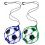 2PCS Football Kick Trainer, Soccer Return Trainer Net ,Blue+Green 1