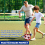2PCS Football Kick Trainer, Soccer Return Trainer Net ,Blue+Red 4