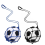 2PCS Football Kick Trainer, Soccer Return Trainer Net ,Black+Blue 1