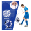 2PCS Football Kick Trainer, Soccer Return Trainer Net ,Black+Blue 4
