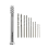 11Pcs Hand Twist Drill Set 0.5-2.0mm Woodworking Hand Punch Tool Kit 1
