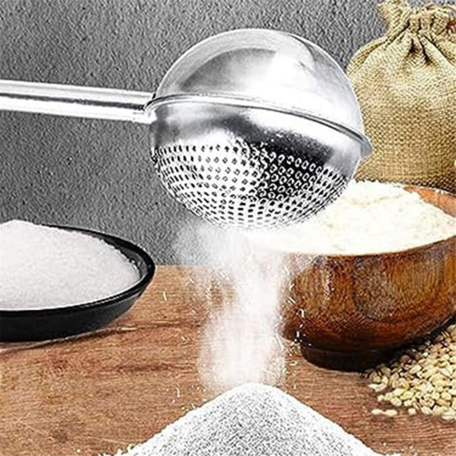 Sugar Shaker Duster -Stainless Steel Sugar Shaker Handle Dusting Wand 2