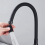 Rotary Splashback Tap Nozzle Bubbler Kitchen Sink Faucet Black A 3
