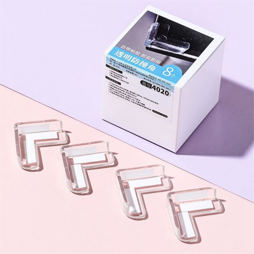 8PCS Transparent Anti Collision Angle PVC Pad Child Safety Corner 1