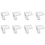 8PCS Transparent Anti Collision Angle PVC Pad Child Safety Corner 1